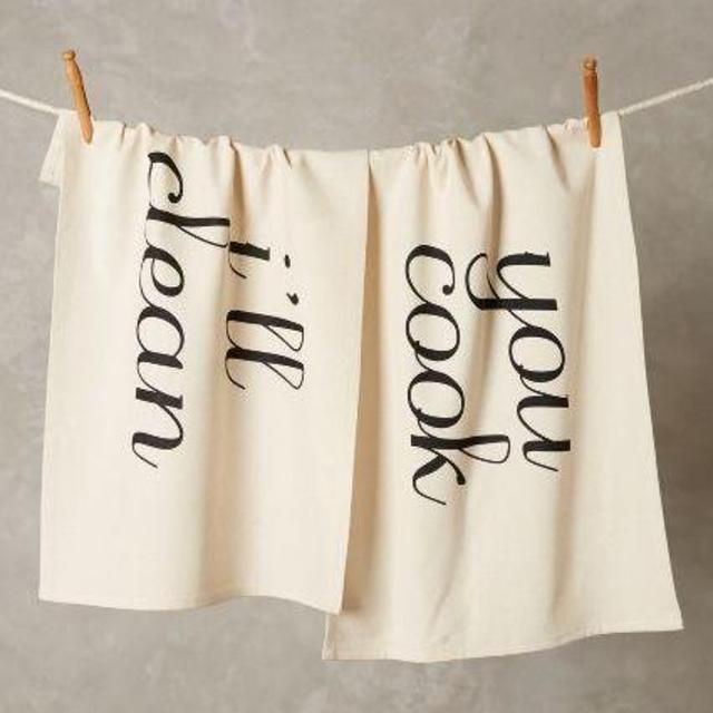 You Cook, I'll Clean Dishtowels
