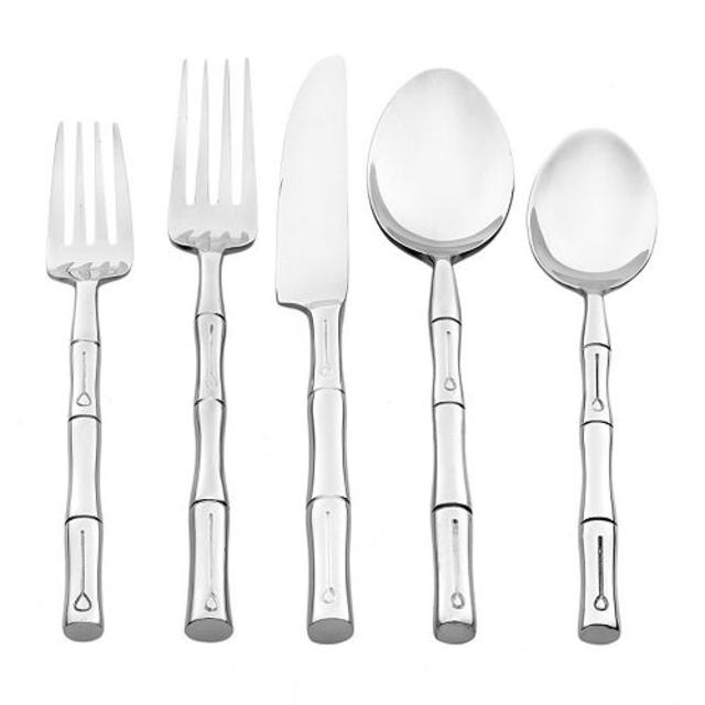 Hampton Forge Signature Bamboo 20-pc. Flatware Set