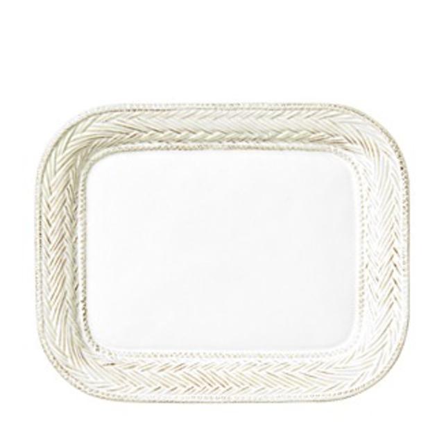Juliska Le Panier Whitewash 11.5" Rectangular Platter