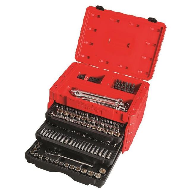 CRAFTSMAN 289-Piece Standard (SAE) and Metric Polished Chrome Mechanic's Tool Set