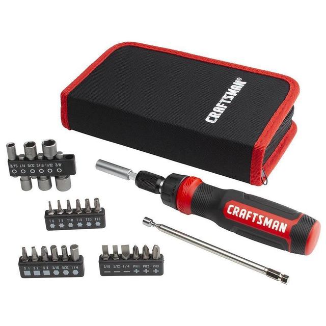 CRAFTSMAN 26-Piece Ratcheting Multi-Bit Screwdriver Set