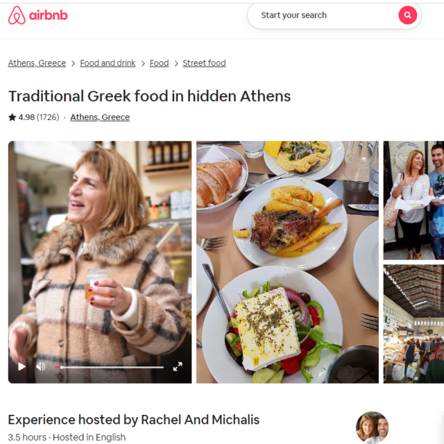 Traditional Greek food tour in hidden Athens