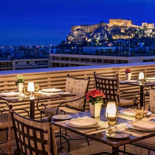 Rooftop Dinner for 2 in Athens, Greece