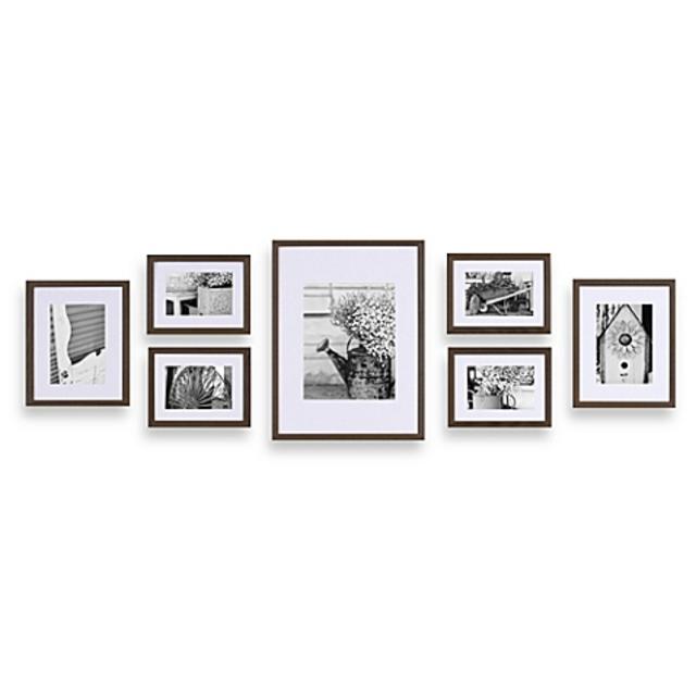 Gallery Perfect 7-Piece Frame Set in Walnut
