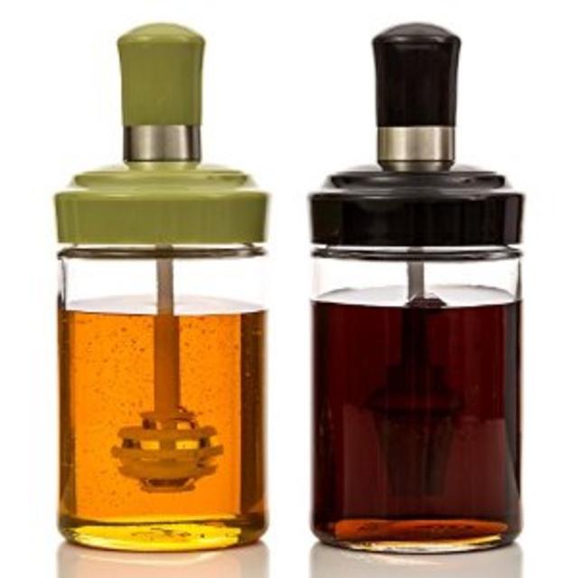 honey and syrup jars