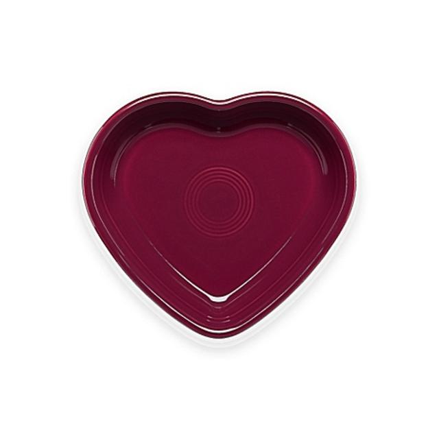 Fiesta® Medium Heart Bowl in Claret