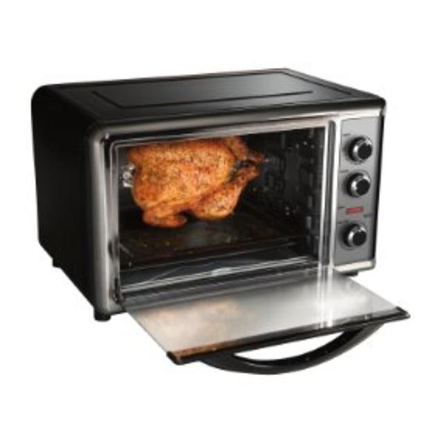 Hamilton Beach 31104 Countertop Oven with Convection and Rotisserie, Silver