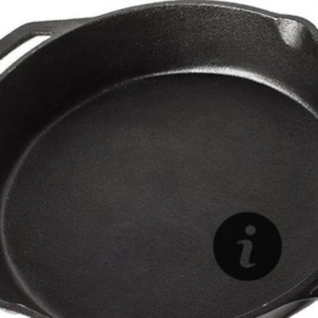 Pre Seasoned Cast Iron Skillet (12.5 inch) by Utopia Kitchen