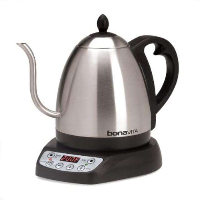 Bonavita 1-Liter Variable Temperature Digital Electric Gooseneck Kettle
