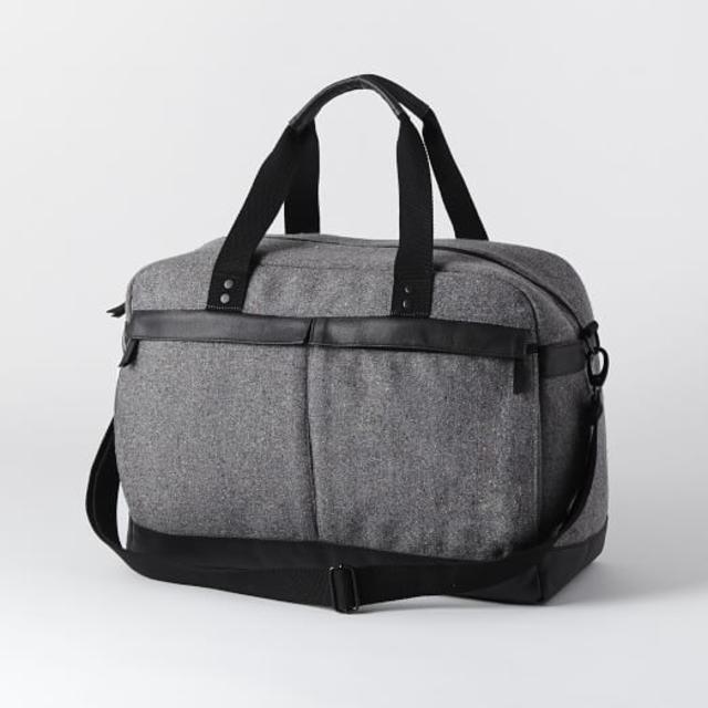 Hex Tweed Carry-On Duffle Bag