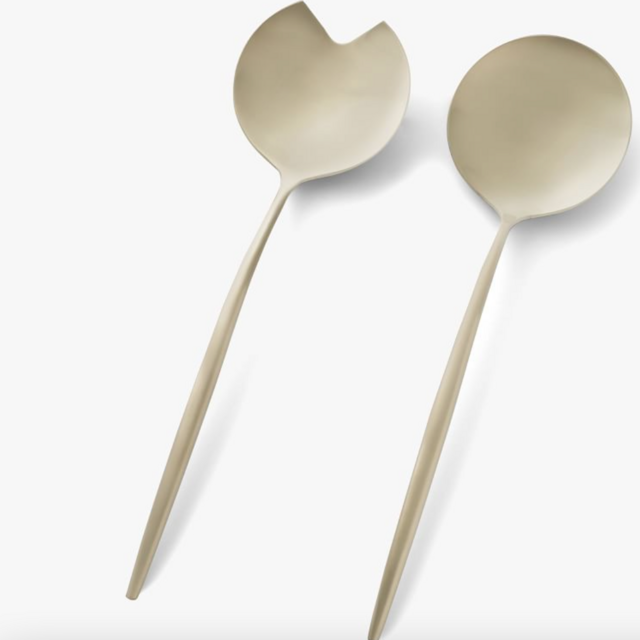 Gaze Serving Utensils in Champagne - Set of 2