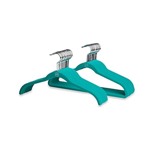 Joy Mangano Huggable Hangers® 40-Pack Suit and Shirt Hangers in Teal