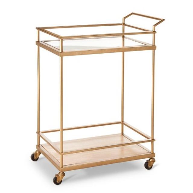 Product description page - Threshold™ Bar Cart - Gold