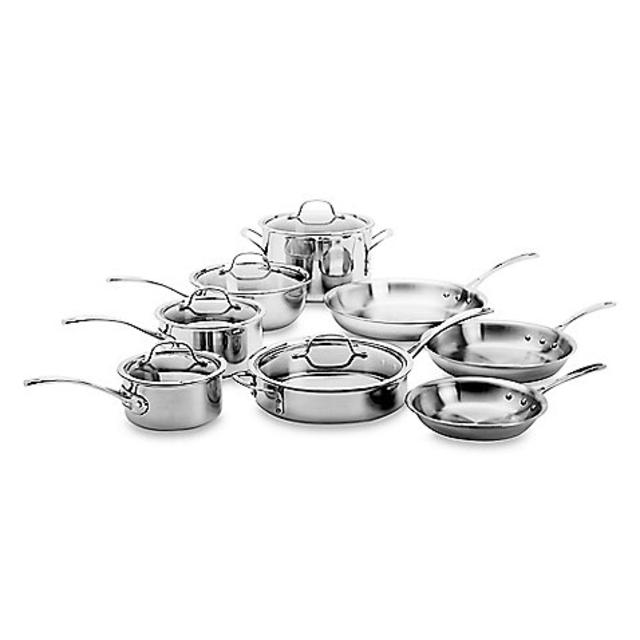 Calphalon® Tri-Ply Stainless Steel 13-Piece Cookware Set