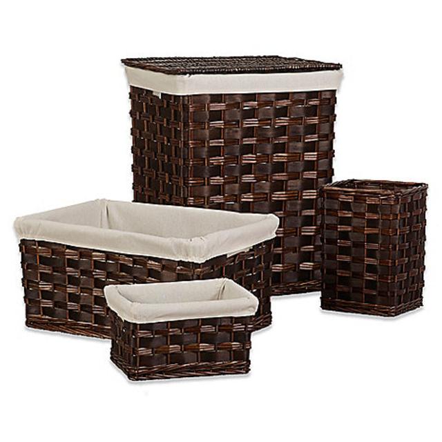 Aspen Hamper Set in Dark Espresso