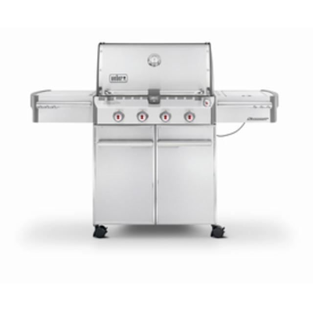 Weber Summit S-420 4-Burner (48,800-BTU) Liquid Propane Gas Grill with Side Burner
