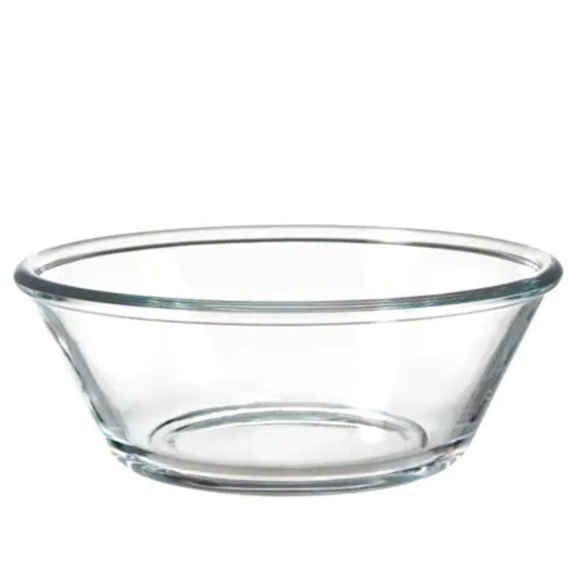 VARDAGEN Serving bowl, clear glass