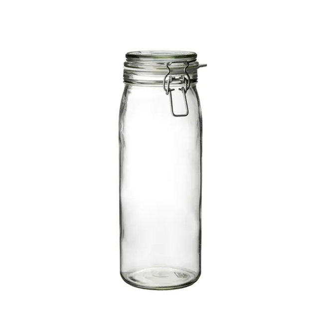 Large KORKEN Jar with lid, clear glass