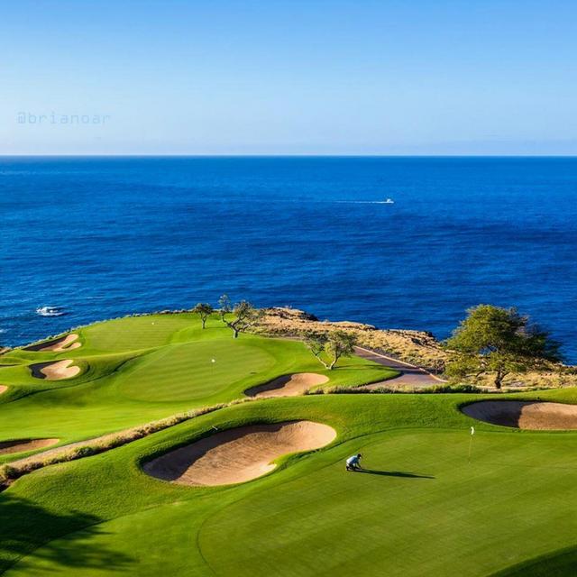 Golf on our Honeymoon