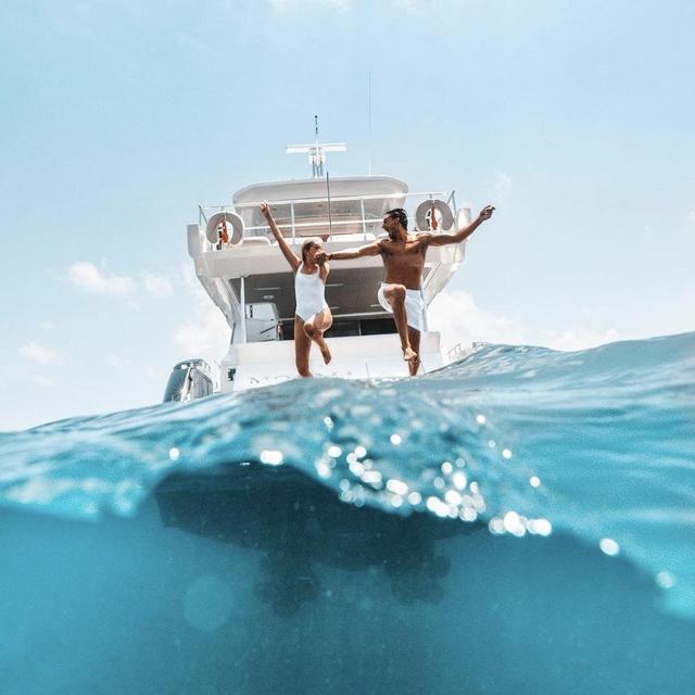 Boating and Swimming in the Indian Ocean