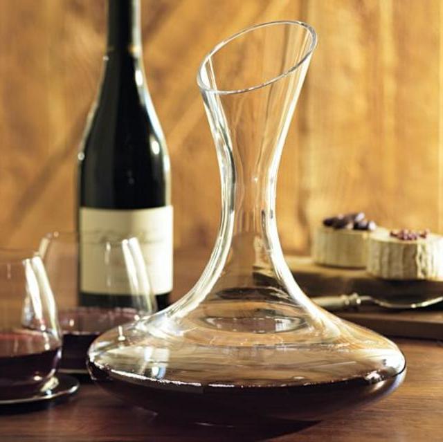 Pottery Barn Vino Hand-blown Glass Wine Decanter