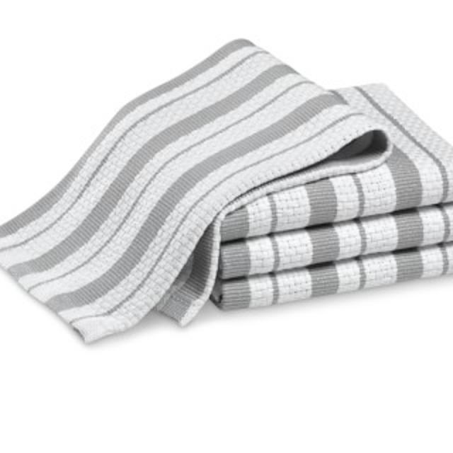 Williams Sonoma Classic Striped Dishcloths, Drizzle