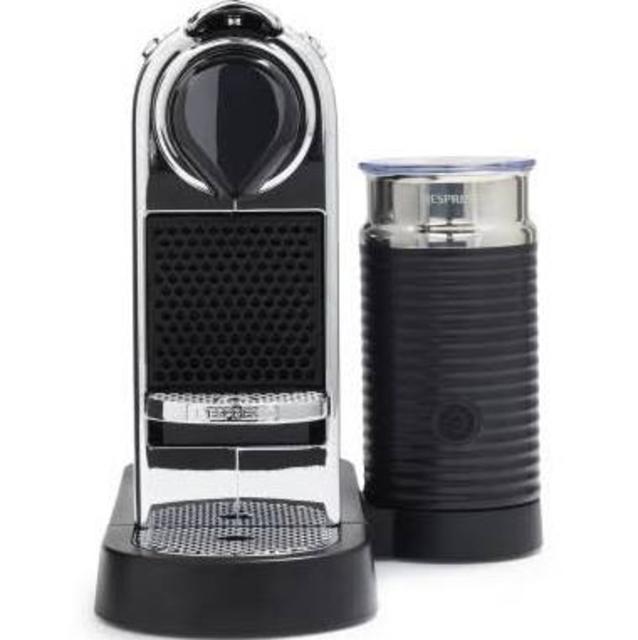 Nespresso CitiZ Espresso Machine & Milk Frother, Chrome