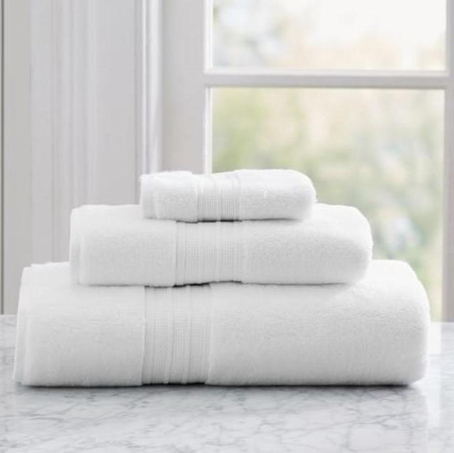 8- WHITE - Hydrocotton Quick-Drying Bath Towel
