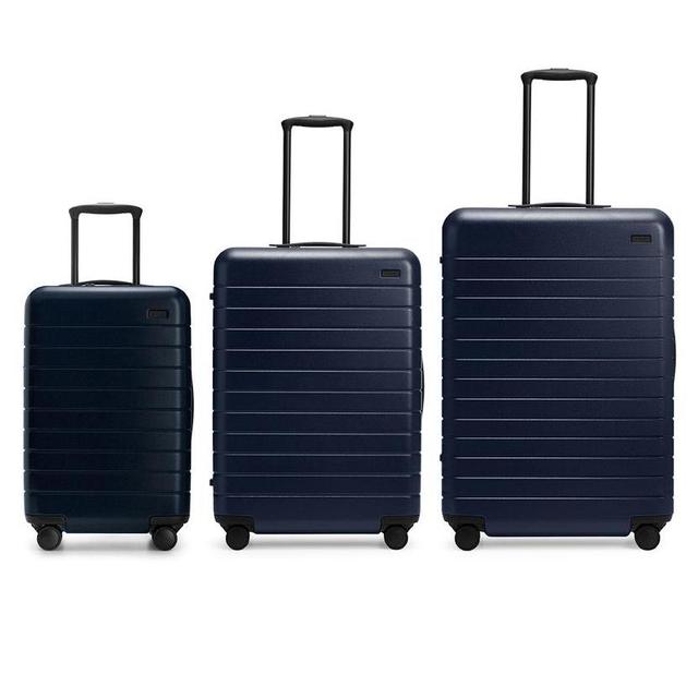 Away Luggage - Set of Three: The Bigger Carry-on, The Medium and The Large (NAVY)