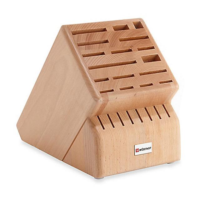 Bed Bath & Beyond- Wusthof® 25-Slot Wood Knife Block