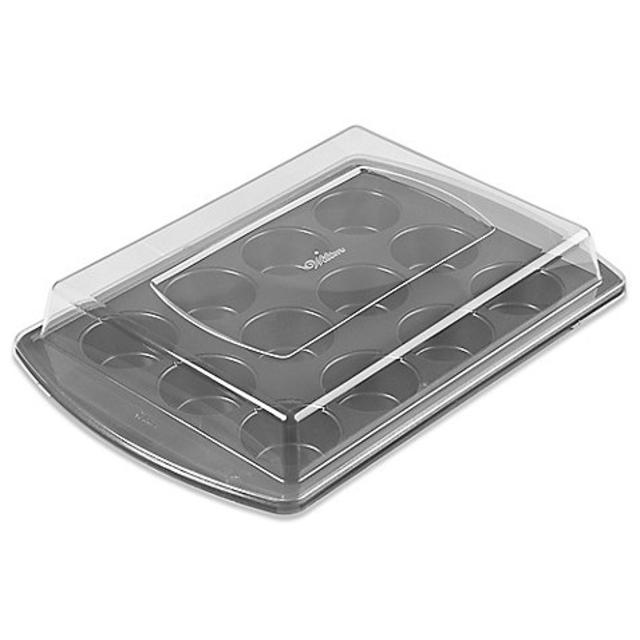 Bed Bath & Beyond- 12-Cup Muffin Pan with Lid