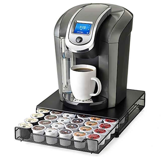 "Keurig Brewed" Under the Brewer 36 K-Cup Capacity Rolling Drawer by Nifty™