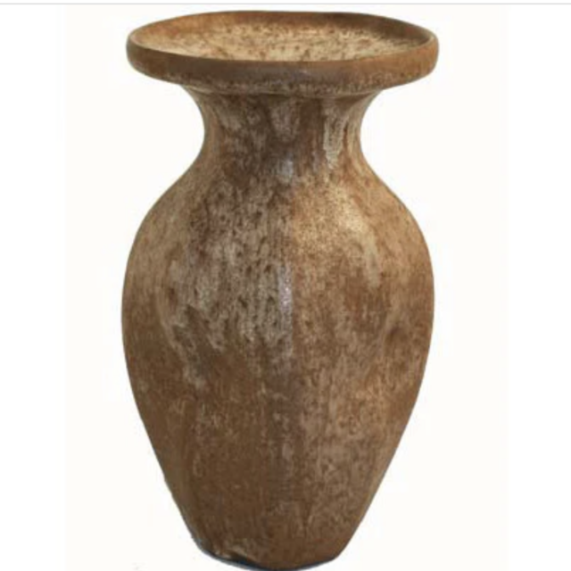 12" Plain Jar Vase Nutmeg