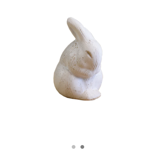 Praying Bunny White