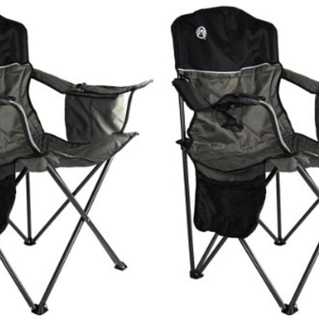 2 COLEMAN Camping Outdoor Oversized Quad Chairs/Coolers