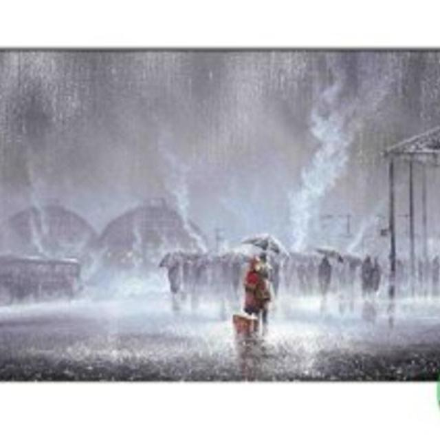 CharmingHome Wall Decoration for Living Room Wall - Living Room Print - Paintings Canvas for Living Room Decor - Glow in the Dark Romantic Kiss Canvas Painting - Stretched Canvas - 20.47x35.43 Inches / 52x90 cm