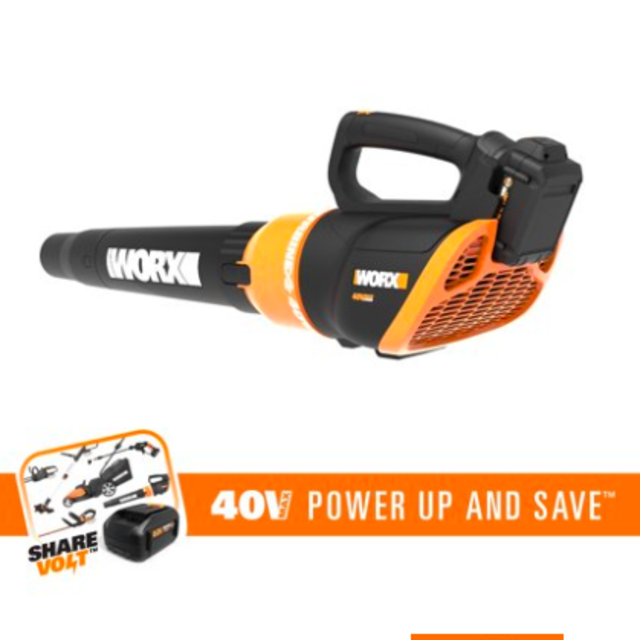 WORX WG580 40V Li-ion Cordless Sweeper/Blower