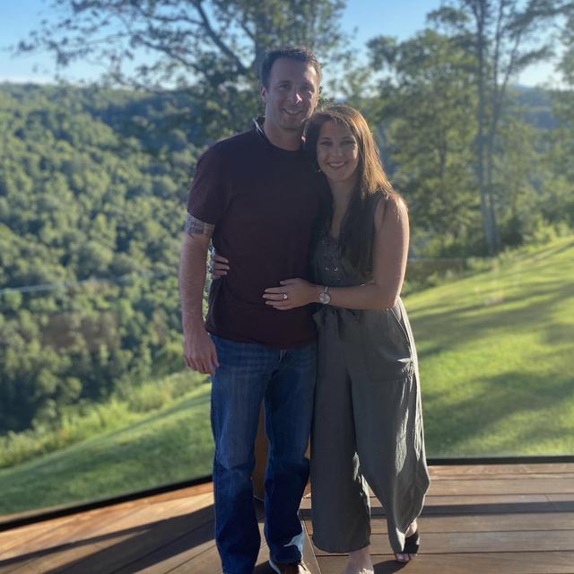 Our First Dinner as Mr. & Mrs. Lazear