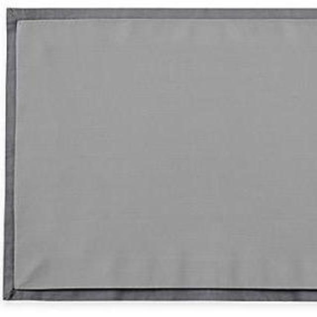 Wamsutta® Bordered Linen Placemat in Grey