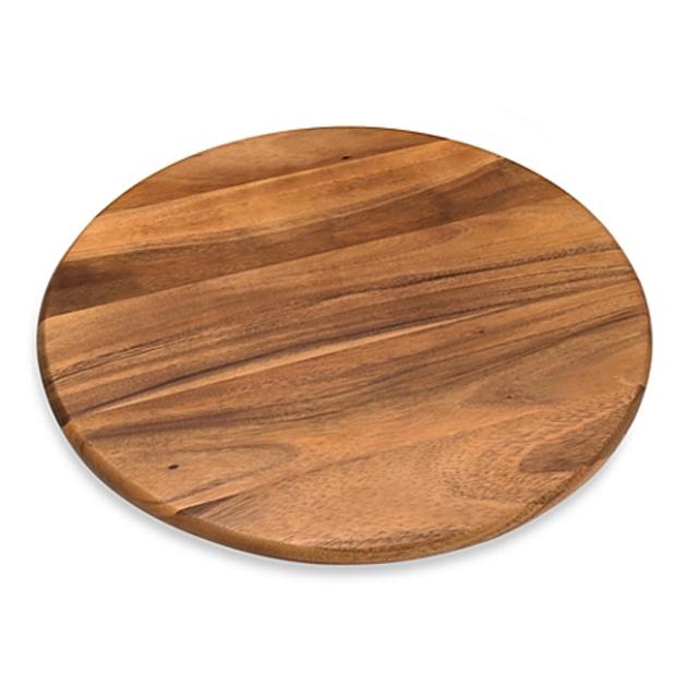 Lipper 18-Inch Acacia Wood Lazy Susan