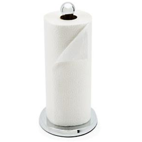 Chrome Tug Paper Towel Holder by Umbra