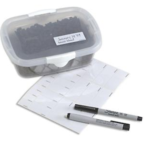 Erasable Food Storage Labels