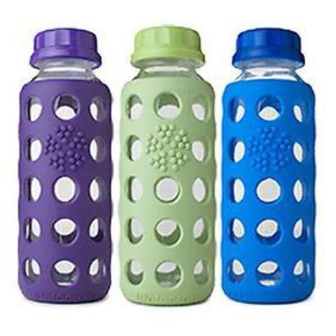 9 oz. Glass & Silicone Water Bottle
