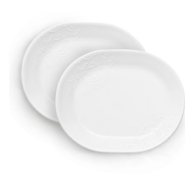 Corelle Cherish 2-pc. Platter Set