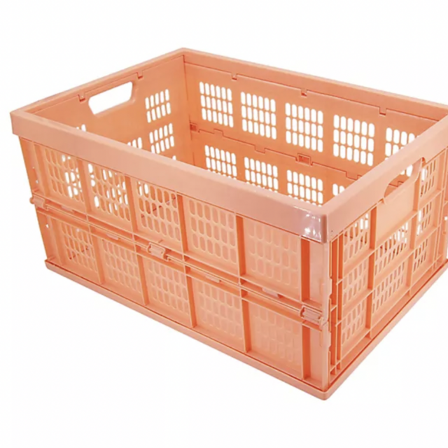 Simply Essential™ Large Collapsible Utility Crate in Coral Haze