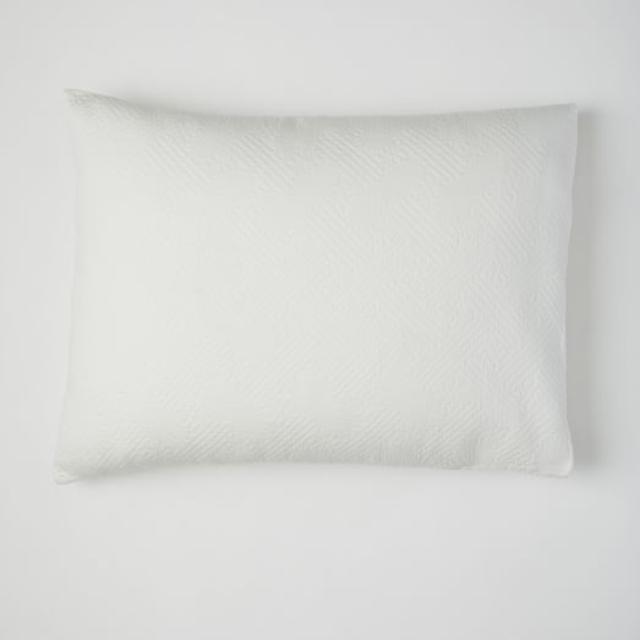 Matelasse Standard Sham, Stone White