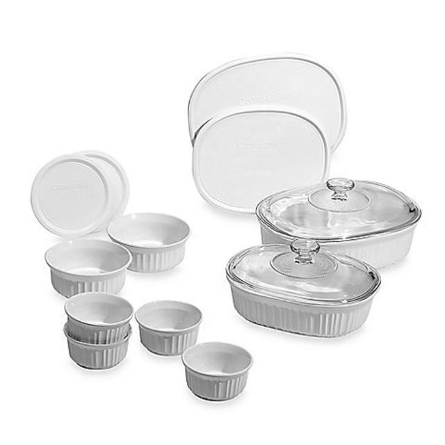 CorningWare® French White® 14-Piece Bakeware SetCorningWare