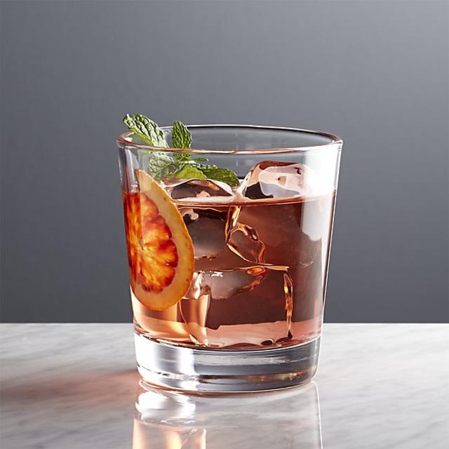 Dylan 14 oz. Double Old-Fashioned Glass (Crate and Barrel)