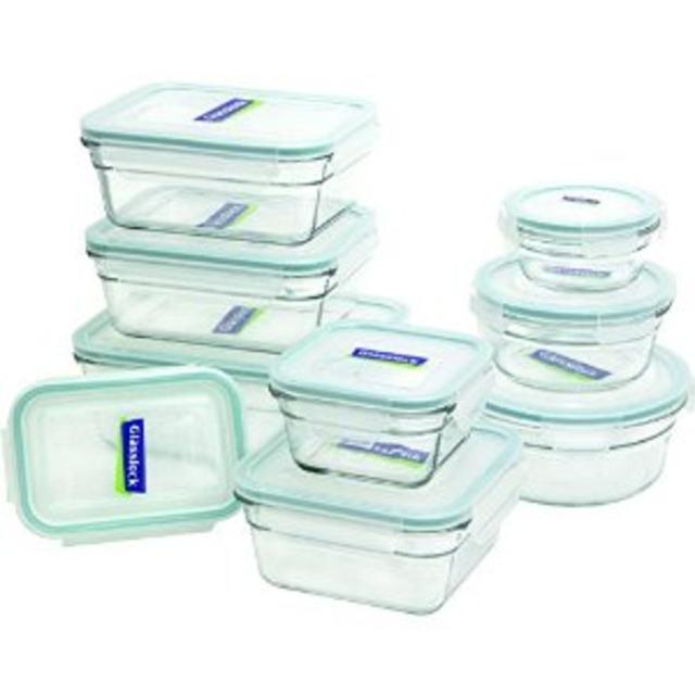Glasslock 18-Piece Assorted Oven Safe Container Set (Amazon)