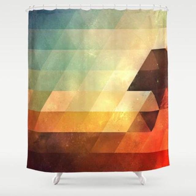 lyyt lyyf Shower Curtain by Spires